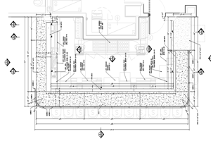Bar Front and Back Drawing